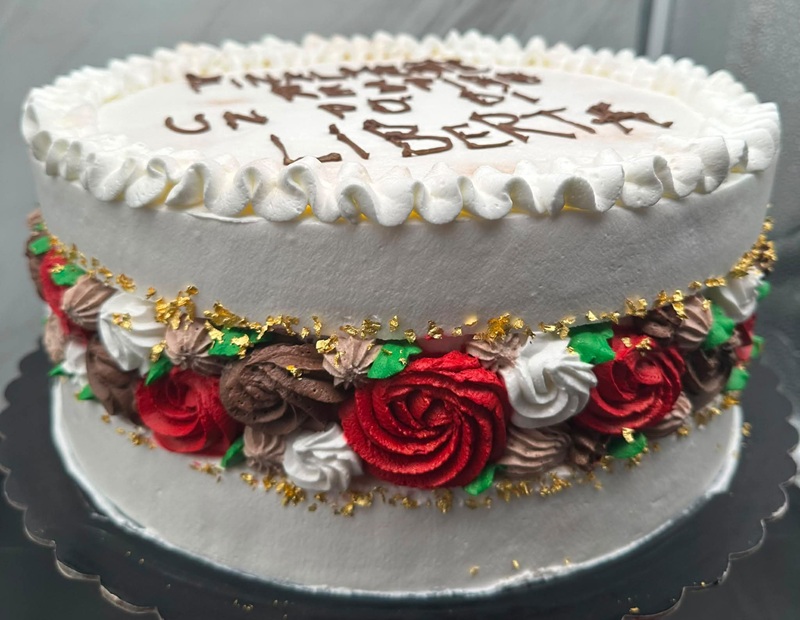 Torta da cerimonia decorata